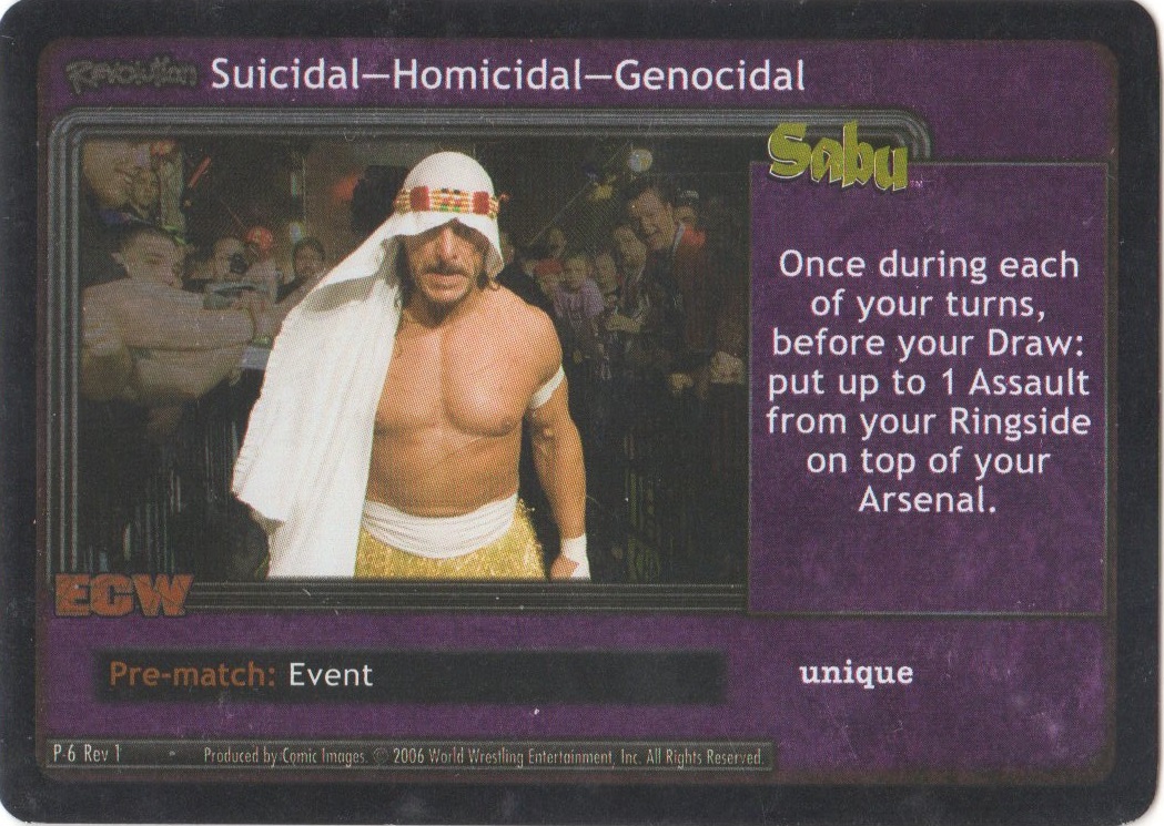 Suicidal—Homicidal—Genocidal